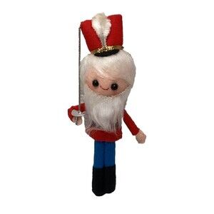 VTG Kurt S. Adler SOLDIER MARCHING BAND MAN SWORD Christmas ORNAMENT FELT Japan